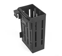 Valixirant Lot de 5 supports de drainage pour jardins sous-marins avec trous pour plantes, aquariums, aquariums, aquaponie, poissons à suspendre (compatible avec les bords de réservoir standard) (noir