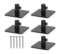 Valixirant Lot de 5 supports de fixation pour mixeur, fouet, batteur de pâte, organisateur mural avec vis ou ruban adhésif, support pour accessoires de cuisine économisant de l'espace, blanc