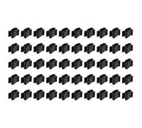 Valixirant Lot de 50 clips de câble pour panneau solaire, supports isolés PA66 en plastique PV, 6 à 6,5 mm de diamètre, 1 à 3,2 mm d'épaisseur, pour montage solaire extérieur, installation sans outils