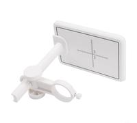 Valixirant Microscopes en silicone adaptables - Soulevage antidérapant 1. Microscope numérique USB rond 66 cm avec base lourde - Compatible avec les microscopes à pince (blanc)