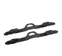 Valixirant Palmes réglables en caoutchouc pour natation, plongée avec tuba et plongée sous-marine - Palmes de rechange compatibles avec la plupart des palmes à talon ouvert, taille S/M ou L, noir (L)