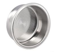 Valixirant Panier de filtre à expresso en acier de 51 mm, compatible avec poignée de porte-filtre, tamis d'extraction de café 12 g, 18 g, 22 g (51 mm - 18 g)