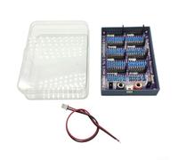 Valixirant Panneau de résistance programmable à 8 segments 0,1 % de précision 25 PPM Film de pied Précision 0,25 W Calibrage multimètre et plage de test d'isolation haute tension 0,1 Ω - 9,9999999 MΩ