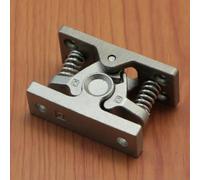 Valixirant Pare-chocs de porte robuste avec double loquet à rouleau - Acier 304 en alliage de zinc 65 x 42 mm pour portes intérieures, caravanes, bateaux, camping-cars (acier 304)