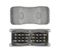 Valixirant Pédale d'interrupteur à pied - Interrupteur de commande momentané YDT1-20, 1NC+1NO, 380V/15A, IP62, boîtier en alliage d'aluminium avec coussinet en caoutchouc antidérapant, fabrication et