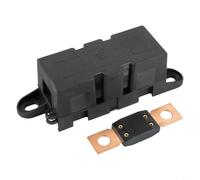 Valixirant Porte-fusible pour automobile, marine et bateau - Robuste 12 V/24 V évalué 60 A à 500 A avec bornes à goujon M8, compatible avec fusibles à lame 100 A - 350 A (350 A)