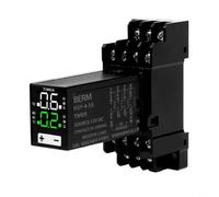 Valixirant Relais de retard numérique avec affichage LED 0,1 s à 99 h, minuteur configurable, circuit imprimé 8 broches ou 14 broches, 12 V Dc 5 a/250 Vac (14 broches)