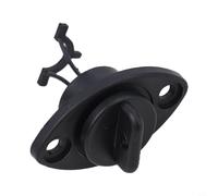 Valixirant Steel Marine Bouchon d'étanchéité ovale pour canoë, canoë, yacht et radeau - Bouchon d'étanchéité à vis avec trou de 25 mm, corps en nylon, 55 x 32 x 50 mm