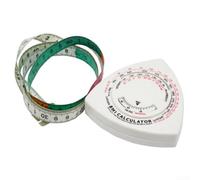 Valixirant Suivi de la taille avec mesure intégrée - Calculatrice d'index - Appareil de santé Bmi - 150 cm - Bande rétractable de circonférence - Masse à la maison - Hanches