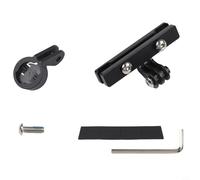 Valixirant Support de fixation pour vélo en alliage d'aluminium pour feu arrière Magicshine RN120, adaptateur de selle pour rails de 7 x 7 mm à 7 x 10 mm, support de lampe de vélo noir