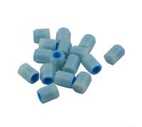 Valixirant Tige de valve de pneu bleu fluo pour voitures, VUS et camions - Enjoliveurs lumineux en ABS avec joint en caoutchouc, 16 mm x 12 mm, lot de 4/8/16 (phosphorescent) (4 pièces)