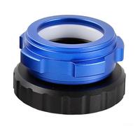 Valixirant Verrou coaxial pour télescope astronomique, alliage d'aluminium, connexion rapide M42/M48/5,1 cm à 3,2 cm, accessoire d'astrophotographie antidérapant, bleu (M42 à 4,63,5 cm)