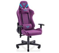 VALK Nyx - Chaise Gaming en Tissu Respirant (Inclinable, Accoudoirs 2D, Mousse HR, Piston Classe 4), Fauteuil de Bureau, siège Gamer (Lilas Mystique)