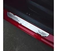 VALKEM 4 Pièces Protecteur de seuil de Porte de Voiture pour Mazda CX-5 CX5 2013 2014 2015 2016, Acier Inoxydable Anti-Rayures Anti-saleté Pédale Auto Accessoires de Décoration