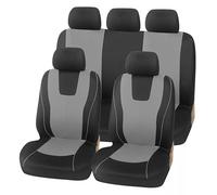 VALKEM Housse Siège Voiture Universelle pour Citroen DS3/DS3 Racing/DS3 Cabrio/DS4/DS5/DS3 Crossback/DS 4S - Ensemble Housses Siège Avant Arrière, Imperméable Antidérapant, Couvre-siège Auto