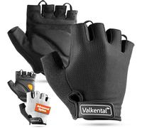 Valkental® - Gants de vélo rembourrés sans Doigts | Respirants, Doux & légers | pour Homme & Femme - VTT, Route, Trekking