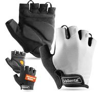 Valkental® - Gants de vélo rembourrés sans Doigts | Respirants, Doux & légers | pour Homme & Femme - VTT, Route, Trekking