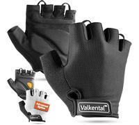 Valkental® - Gants de vélo rembourrés sans Doigts | Respirants, Doux & légers | pour Homme & Femme - VTT, Route, Trekking