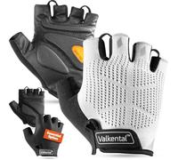 Valkental® - Gants vélo avec Rembourrage Gel | Antidérapants & Respirants | Gants Cyclisme Homme & Femme | sans Doigts - VTT/Route/Trekking | Gants Courts & légers