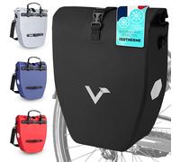 Valkental - Grand Sac étanche pour Porte-Bagages - Sacoche de vélo pour Porte-Bagages avec Grands réflecteurs [verrouillable] Fixation Ultra-résistante - Plusieurs Fois primé - Conçu pour Durer
