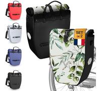 Valkental - Grand Sac étanche pour Porte-Bagages - Sacoche de vélo pour Porte-Bagages avec Grands réflecteurs [verrouillable] Fixation Ultra-résistante - Plusieurs Fois primé - Conçu pour Durer