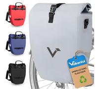 Valkental - Grand Sac étanche pour Porte-Bagages - Sacoche de vélo pour Porte-Bagages avec Grands réflecteurs [verrouillable] Fixation Ultra-résistante - Plusieurs Fois primé - Conçu pour Durer
