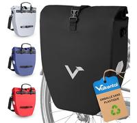 Valkental - Grand Sac étanche pour Porte-Bagages - Sacoche de vélo pour Porte-Bagages avec Grands réflecteurs [verrouillable] Fixation Ultra-résistante - Plusieurs Fois primé - Conçu pour Durer