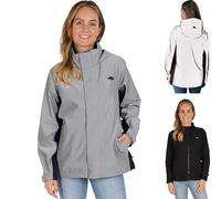 Valkental - Veste 3-en-1 pour femme réfléchissante et imperméable [doublure polaire amovible et capuche escamotable] Convient comme veste d'hiver, veste de pluie et veste de vélo