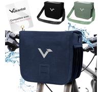 Valkental® x KLICKfix® - Sacoche de Guidon étanche | Volume de 7L | Sac Robuste avec Fermeture Magnétique | INCL. Compartiment pour téléphone