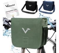Valkental® x KLICKfix® - Sacoche de Guidon étanche | Volume de 7L | Sac Robuste avec Fermeture Magnétique | INCL. Compartiment pour téléphone