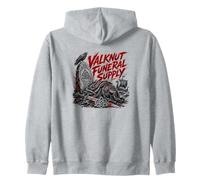 Valknut Fournitures funéraires Viking Saga Corbeau de la Mort Sweat à Capuche
