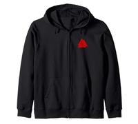 Valknut Odin Nœud Celtique Viking Symbole Nord Rouge Sweat à Capuche
