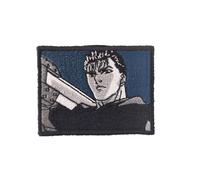 VALKYNEA Écusson brodé complet 100 % inspiré des fans d'animaux/épée Berserk/Patch EMBROIDERY (thermocollant)