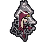 VALKYNEA Patch 100 % brodé Anime Fan Art / OP 3D Donquixote Relieve/Cœurs/Patch EMBROIDERY (Thermocollant/Iron On)
