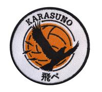 VALKYNEA Patch 100 % brodé inspiré par Anime Fan Art 2 / Karasuno/Voley/PATCH EMBROIDERY (10 cm, thermoadhésif/Iron)
