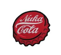 VALKYNEA Patch brodé 100 % inspiré des fans d'animaux/Nuka Cola Chapita Tapa/Fallout/Patch EMBROIDERY/Applique brodée (Hook & Loop / Velcr0, Unico, 4,5 cm x 4 cm)