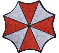 VALKYNEA Patch brodé Anime Fan Art / Evil Umbrella Corporation Logo/RE Resident/Patch EMBROIDERY (Hoop & Loop / Velcr0)