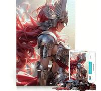 Valkyrie Angel Warrior,Puzzle de 1000 pièces pour Adolescents,Jeu Stimulant Le Cerveau,emboîtement précis sans espaces,activité relaxante en Groupe à l'intérieur (50x75cm)