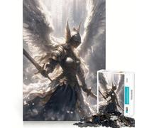 Valkyrie des Cieux Puzzle pour Adultes de 1000 pièces Jeu de mémoire Amusant Découpe de Haute précision Facile à Apprendre Plaisir en Famille (38x26cm)