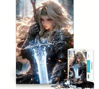 Valkyrie Romance Puzzle de 1000 pièces pour Adolescents Jeu Stimulant Le Cerveau Emboîtement précis sans espaces Activité relaxante en Groupe à l'intérieur (50x75cm)