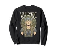 Valkyrie Viking Femme Forte Guerrière Norse Mythologie Sweatshirt