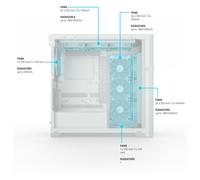 Valkyrie VK02 LCD White Midi Tower Blanc