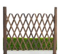 Valla de Celosía - Mampara de Madera Ajustable, Puerta de Jardín Portátil | Separador de Enrejado Decorativo para Plantas de Exterior, Muro de Privacidad para Patio, Soporte para Enredaderas, Estructu