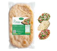 Valle del Crati 6 bases de Pinsa Italiennes précuites | Pinsa prête en 5 minutes | Levain long | produit en Calabre | bases de pinsa de 250 grammes chacune