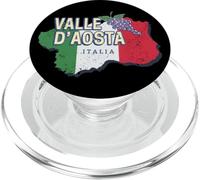 Vallée d'Aoste Italie Rétro Région Carte Souvenir Vintage PopSockets PopGrip pour MagSafe
