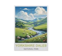 Vallées du Yorkshire，1000 Pièces Puzzle en Papier Intéressant Puzzle défi Cérébral pour Les Femmes Jouets De Décompression（50x70cm）-BJ12