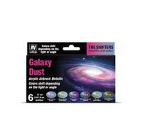 Vallejo 077092 Galaxy Dust Lot de 6 kits de modélisme, différents 17 ml