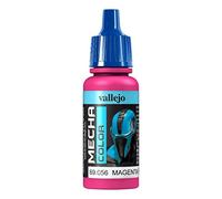 Createx Vallejo Peinture acrylique aérographe AV Mecha Color 17 ml – Magenta fluorescent
