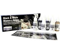 Vallejo 70151 Colorant pour modélisme ferroviaire gris foncé, beige, blanc, noir, marron, gris agate, ivoire, gris 8 pc(s)