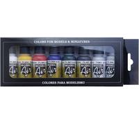 Vallejo 71174 Colorant pour modélisme ferroviaire blanc, jaune, rouge, bleu, vert olive, noir, argent (métallisé), or (métallisé) 1 pc(s)